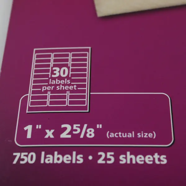 Avery 8660 (690 Count) Clear Easy Peel Address Labels 1" x 2-5/8"  