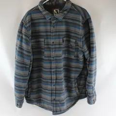 Voyager Mens 2XL Gray Southwest Fleece Snap Jacket