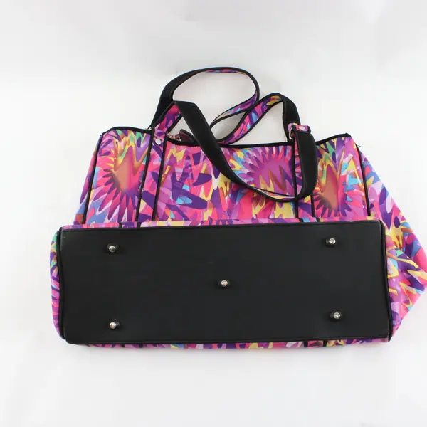 Beach Multicolor Tote Shoulder Bag Purse 16"