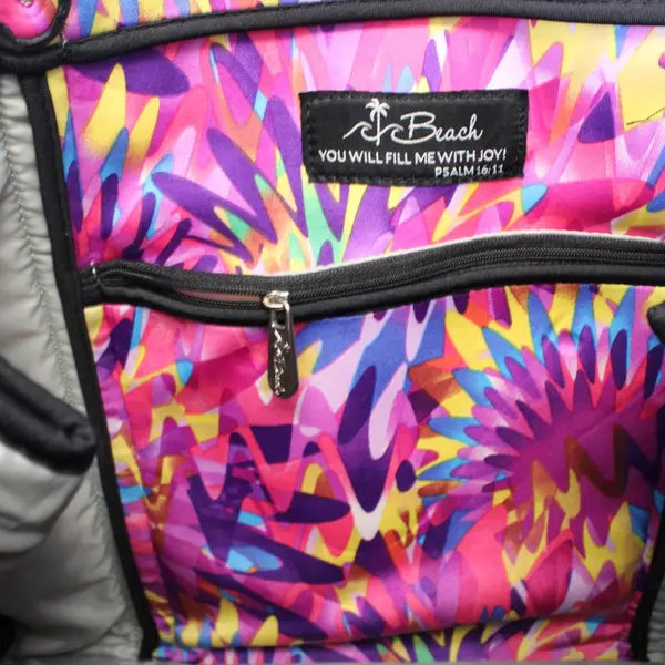 Beach Multicolor Tote Shoulder Bag Purse 16"