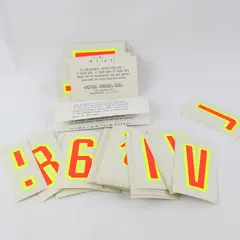 Super Signs Inc Fluorescent Adhesive Window Sign Letters Numbers Symbols Lot