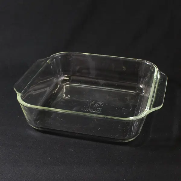 Pyrex  222R Clear 2 Qt. Square Baking Casserole Dish