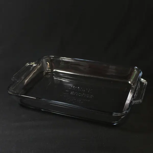Anchor Hocking 3 Qt Casserole Dish 9.5 x 13.5 x 2 in Clear Glass