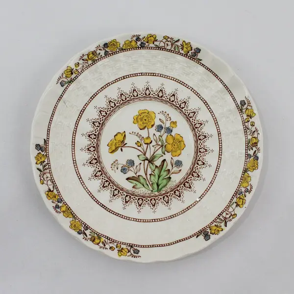  Spode Buttercup Replacement Saucer 5.75" w/Newer Backstamp