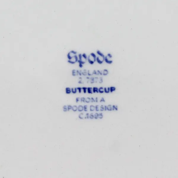 3 Spode Buttercup Salad Plates 7.5" w/Newer and Older Back Stamps