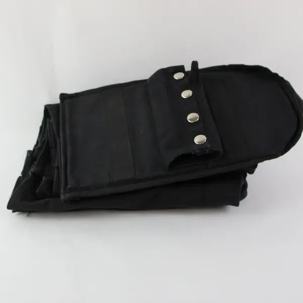 Black Canvas Trunk Closet Organizer 7 Compartment Storage