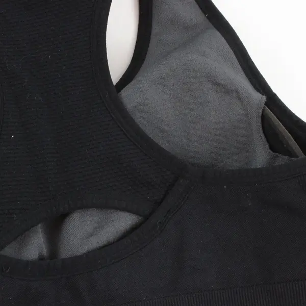 Unbranded Women’s Medium Racerback Sports Bras (Lot of 2) - Gray and Black