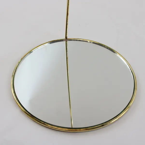 Set of 2 Tripar Gold Tone Ornament Hangers Mirror Base