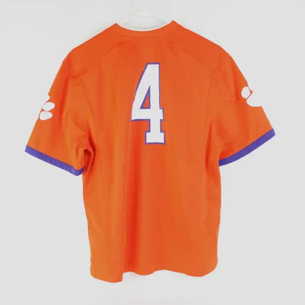 Nike Clemson Tigers #4 Adult XL Orange Jersey