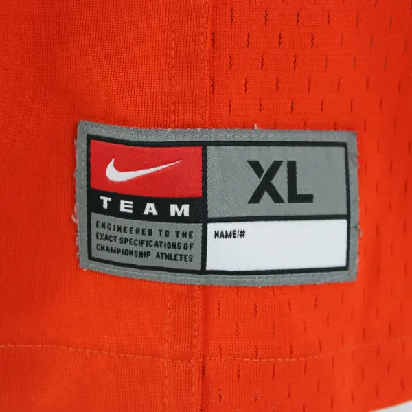 Nike Clemson Tigers #4 Adult XL Orange Jersey
