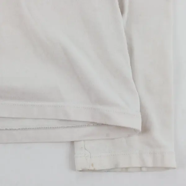 Heirloom White Long Sleeve Shirt Womens Large Cotton Blend 