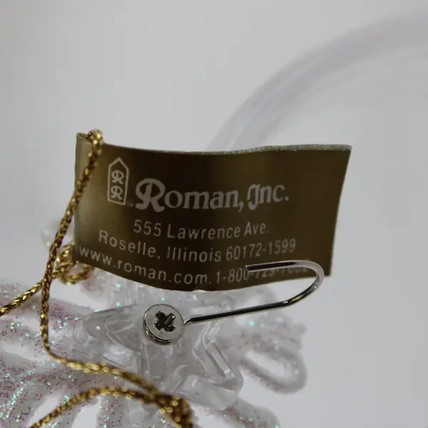 Roman Inc Pearlescent Angel Christmas Ornament Set of 2