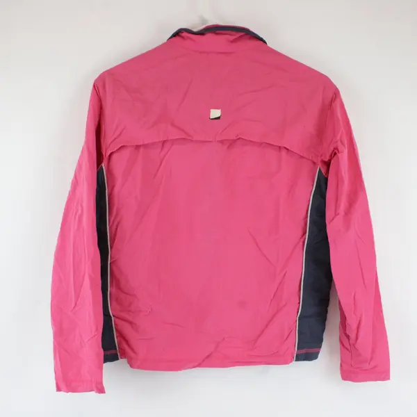 Solumbra Pink and Gray Vented Zip-Up Track Jacket Women's XS