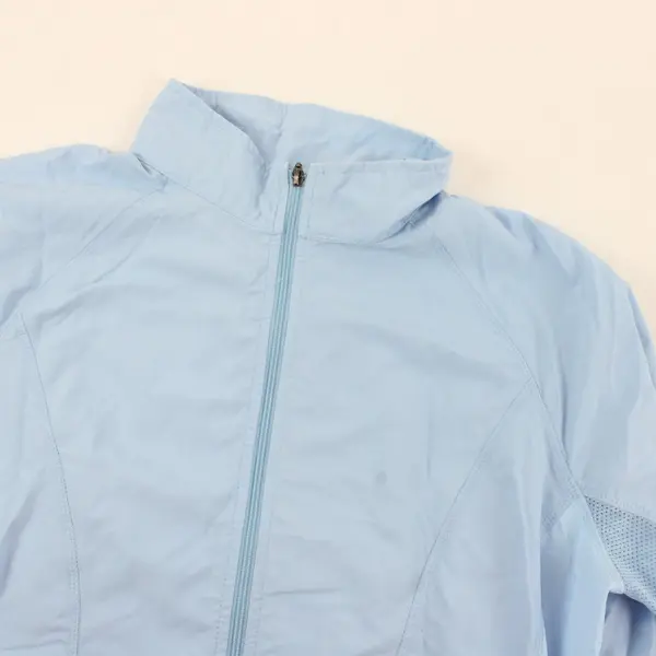 Solumbra 7860 Light Blue Vented Zip Track Jacket Women's Small