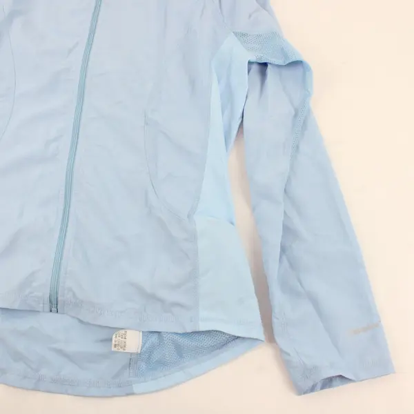Solumbra 7860 Light Blue Vented Zip Track Jacket Women's Small