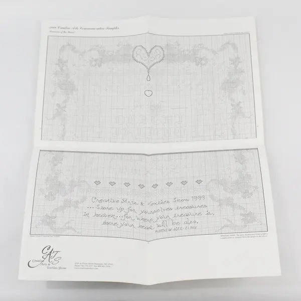 Treasures of the Heart Vol1 1999 Creative Arts Commemorative Leaflet