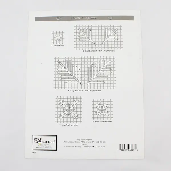 Just Nan JN162 2006 Summer in the Square by Nan Caldera Cross Stitch Pattern
