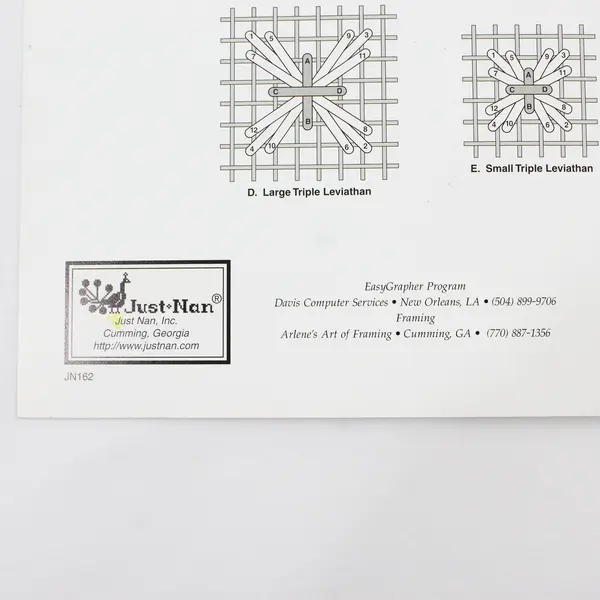Just Nan JN162 2006 Summer in the Square by Nan Caldera Cross Stitch Pattern