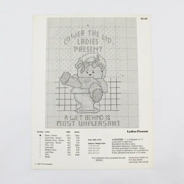 Vintage Three Needles Ladies Present 1986 Good
