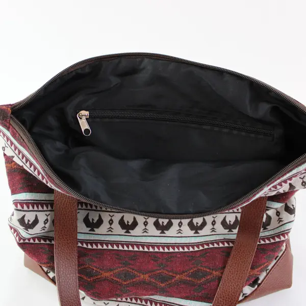 Native Northwest Tribal Design Shoulder Bag