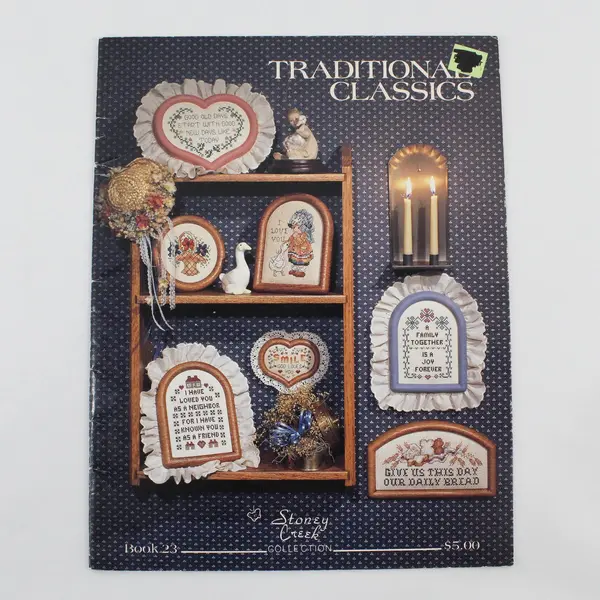 Stoney Creek Collection Book 23 Traditional Classics Cross Stitch Booklet 1985