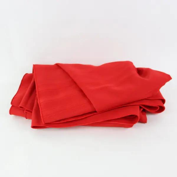 Solid Red Rectangular Tablecloth 60"x80"