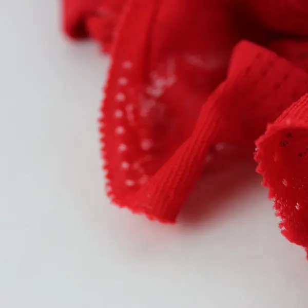 Lot of 3 Red Off-White Crochet Lace Tablecloths DIY Fabric Upcycling FLAWED