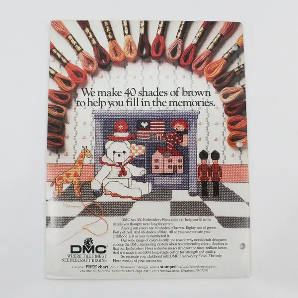 Vintage Counted Cross Stitch Needlewords Magazine Fall 1988 Issue Good