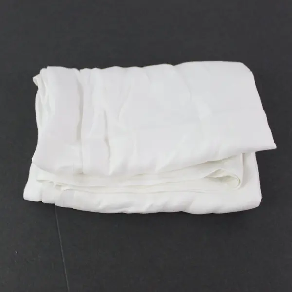 White Shamrock Clover Damask Rectangular Tablecloth 48"x64"