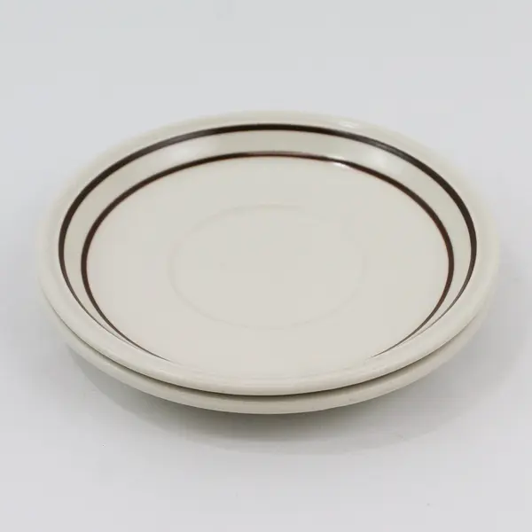 Set of 2 Johnson Brothers Table Plus Sandlewood Saucers