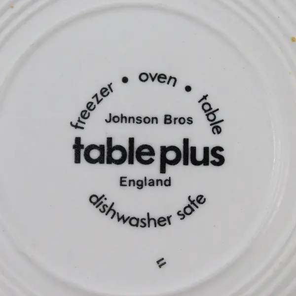 Set of 2 Johnson Brothers Table Plus Sandlewood Saucers