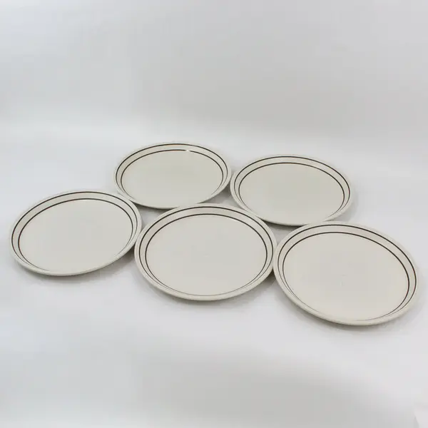 Set of 5 Johnson Brothers Table Plus Sandlewood  Dinner Plates 10.5" 