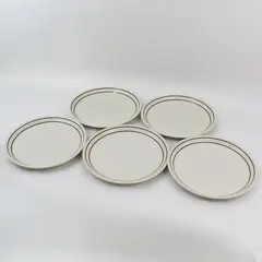 Set of 5 Johnson Brothers Table Plus Sandlewood  Dinner Plates 10.5" 