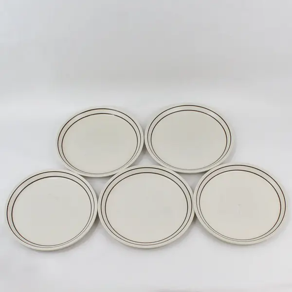 Set of 5 Johnson Brothers Table Plus Sandlewood  Dinner Plates 10.5" 