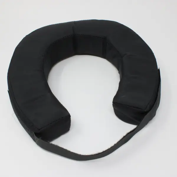 Burris Black Travel Neck Pillow Cushion Headrest Used