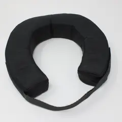 Burris Black Travel Neck Pillow Cushion Headrest Used