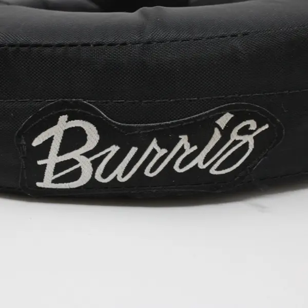 Burris Black Travel Neck Pillow Cushion Headrest Used