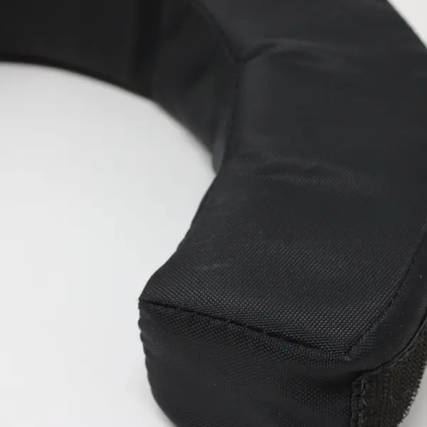 Burris Black Travel Neck Pillow Cushion Headrest Used