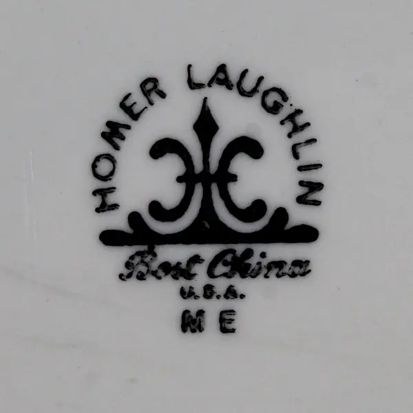 Homer Laughlin White Ceramic Oval Dish 12.5" FLAWED