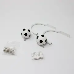 Set of 2 Unbranded Soccer Ball Wall-Mounted Hooks Decorative