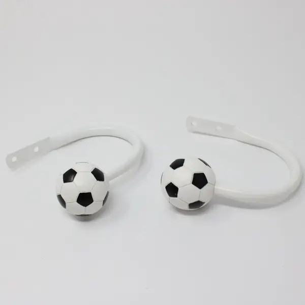Set of 2 Unbranded Soccer Ball Wall-Mounted Hooks Decorative
