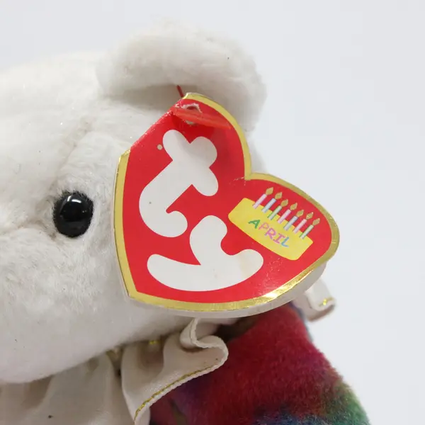 TY Beanie Baby April Birthday Bear 7.5in Retired 