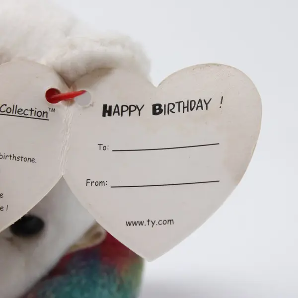 TY Beanie Baby April Birthday Bear 7.5in Retired 