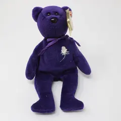 Ty Beanie Babies Princess Diana 1997 Purple Bear w/ Tag Retired Plush