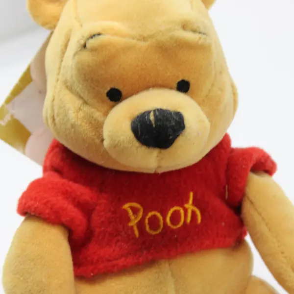 Disney Store Winnie the Pooh Mini Bean Bag Plush Stuffed Toy 8in