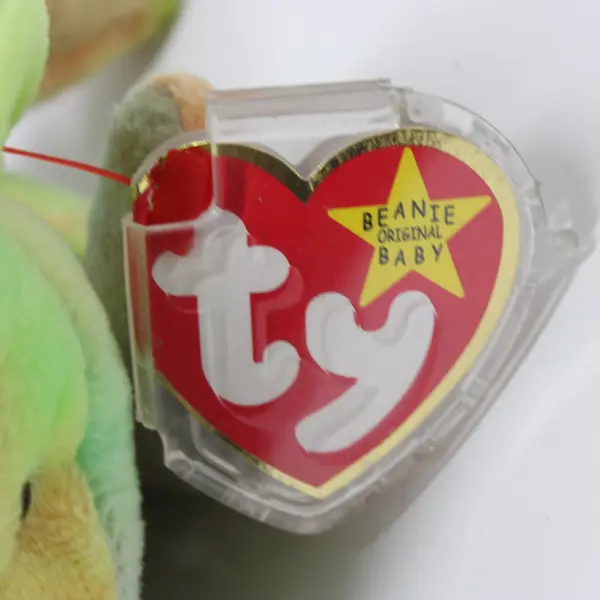 Ty Beanie Baby Peace Bear 1996 Tie-Dye Retired Plush Rare