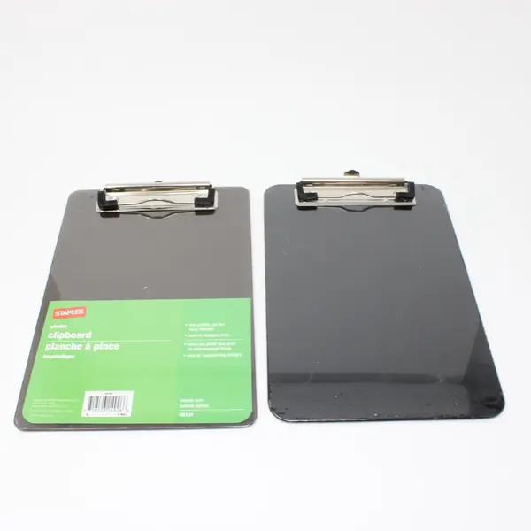Lot of 6 Mini Clipboards Wood & Plastic Office Craft Display