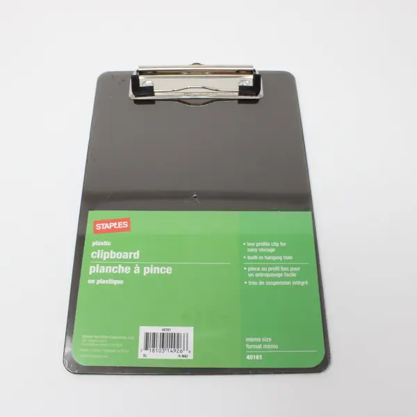 Lot of 6 Mini Clipboards Wood & Plastic Office Craft Display
