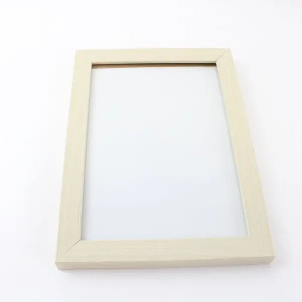 Lot of 3 Room Essentials Light Faux Wood 5x7 Picture Frames