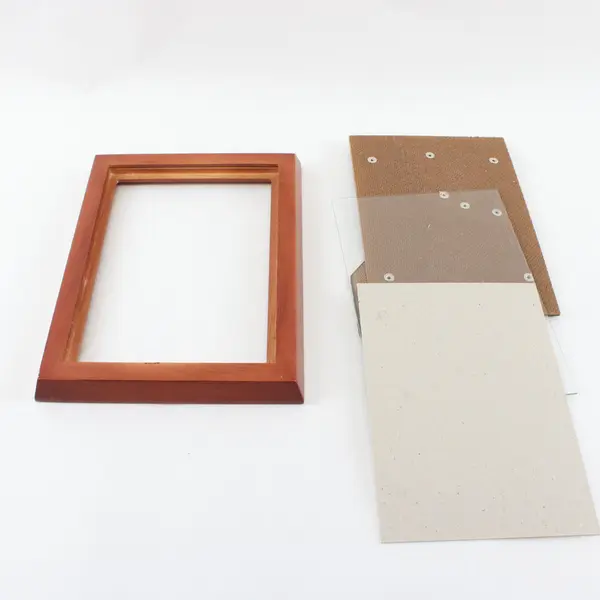 Lot of 2 Wood Picture Frames 5x7 Inch Pre-Owned